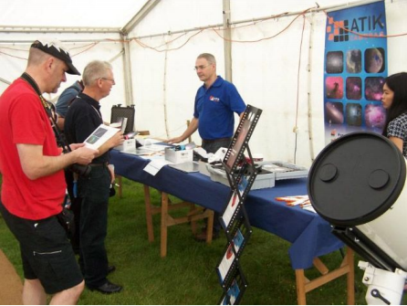 Roger at the Atik stall