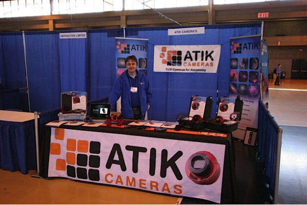 Steve at the Atik stand at NEAF
